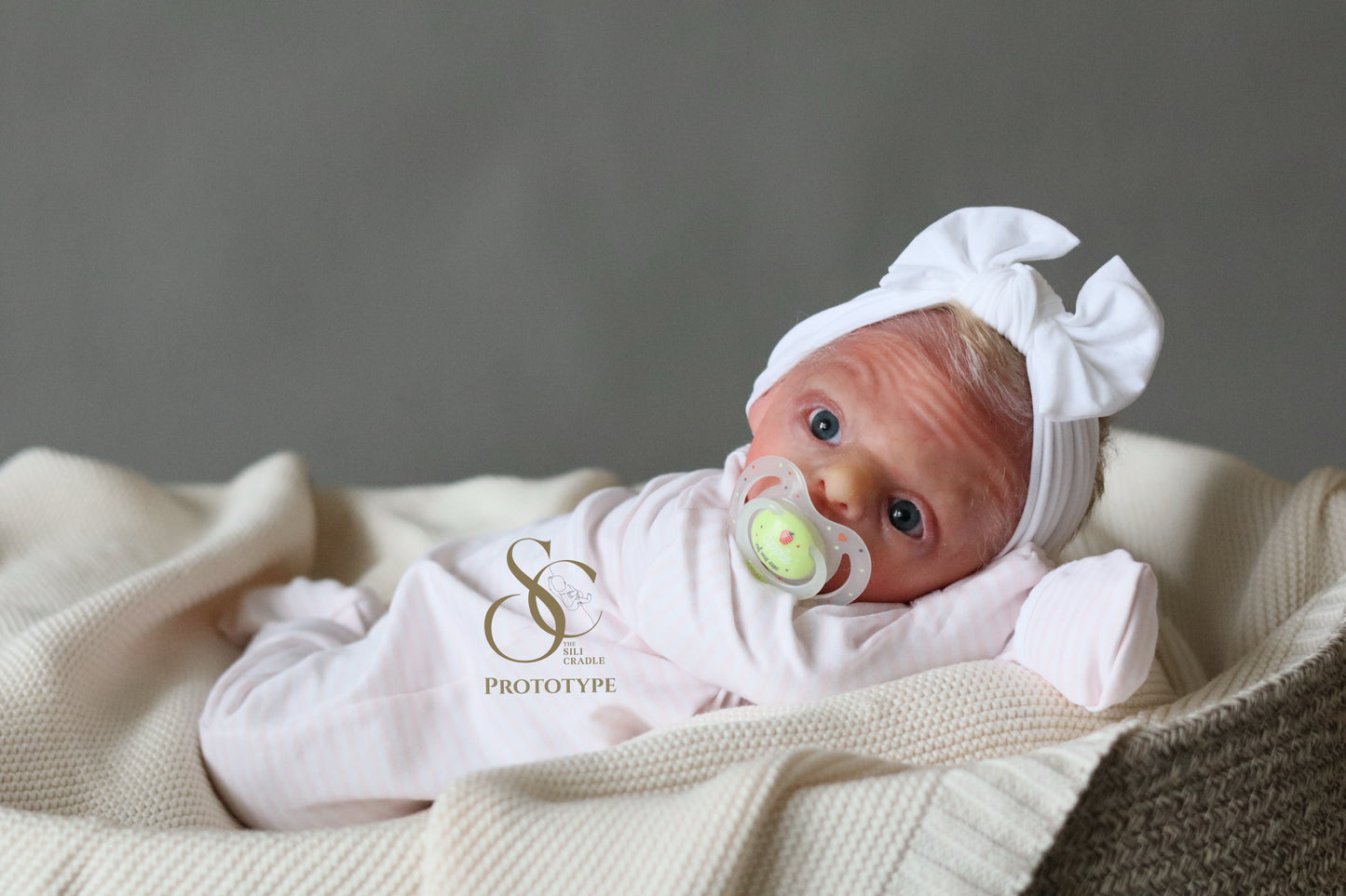 PROTOTYPE Ollie, Silicone Cuddle Head by Leeanne Kellond