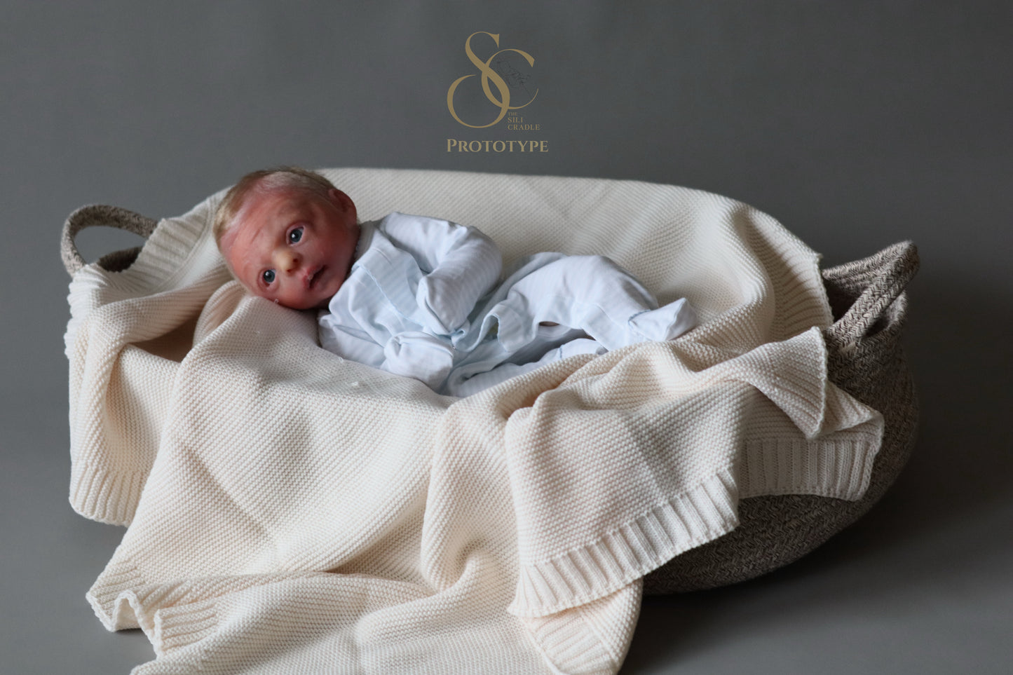 PROTOTYPE Ollie, Silicone Cuddle Head by Leeanne Kellond