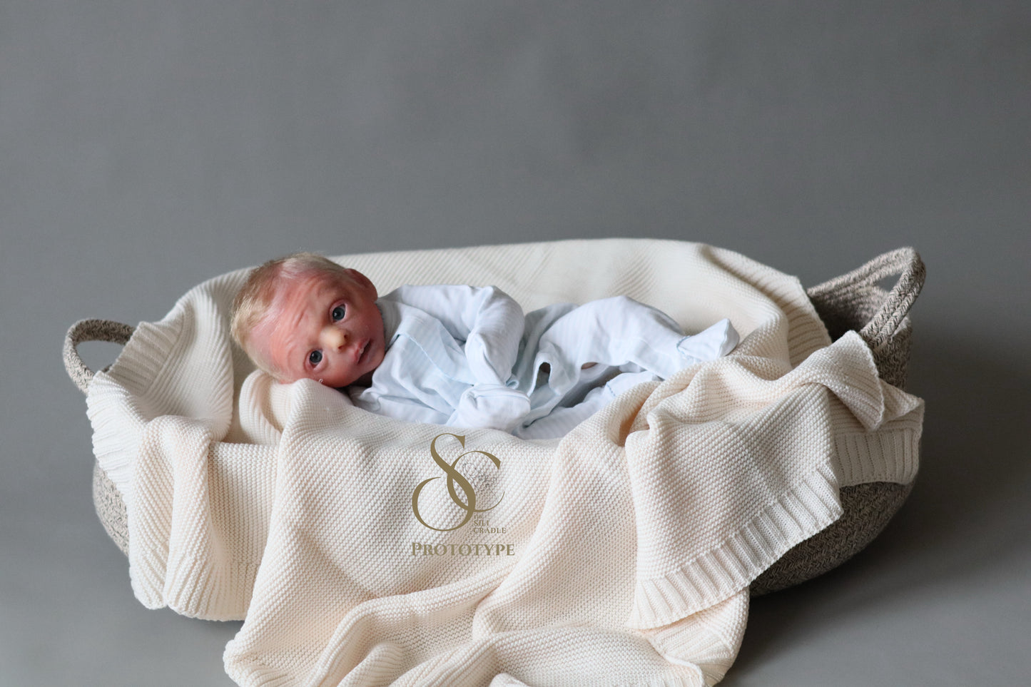 PROTOTYPE Ollie, Silicone Cuddle Head by Leeanne Kellond