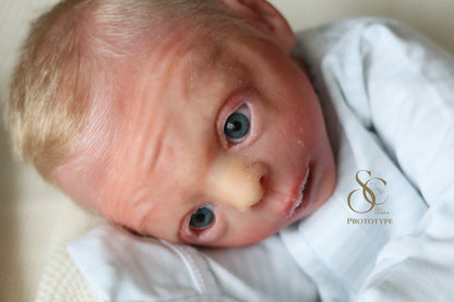 PROTOTYPE Ollie, Silicone Cuddle Head by Leeanne Kellond