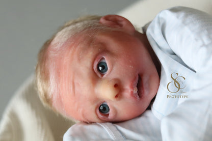 PROTOTYPE Ollie, Silicone Cuddle Head by Leeanne Kellond