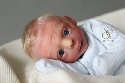 PROTOTYPE Ollie, Silicone Cuddle Head by Leeanne Kellond