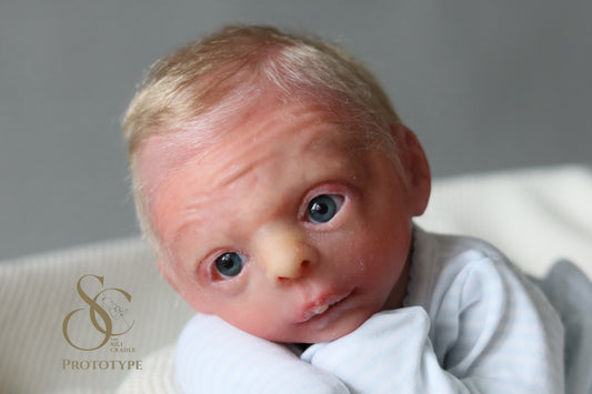 PROTOTYPE Ollie, Silicone Cuddle Head by Leeanne Kellond