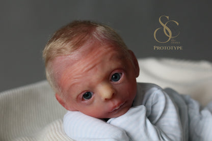 PROTOTYPE Ollie, Silicone Cuddle Head by Leeanne Kellond