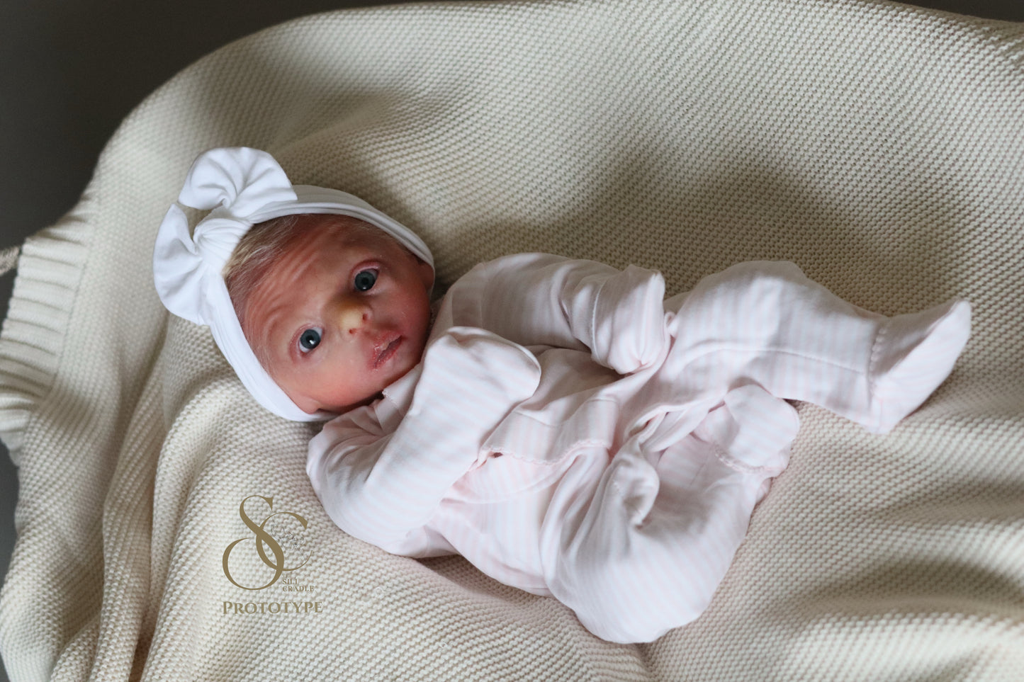 PROTOTYPE Ollie, Silicone Cuddle Head by Leeanne Kellond