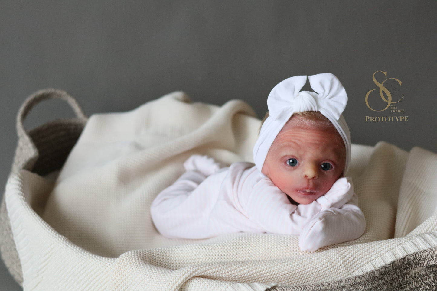 PROTOTYPE Ollie, Silicone Cuddle Head by Leeanne Kellond