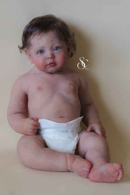 Sarah, Full Body Silicone Toddler by DMH Sculptures (Pre-Sale)