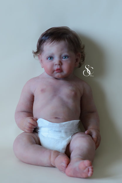 Sarah, Full Body Silicone Toddler by DMH Sculptures (Pre-Sale)