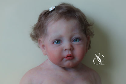 Sarah, Full Body Silicone Toddler by DMH Sculptures (Pre-Sale)