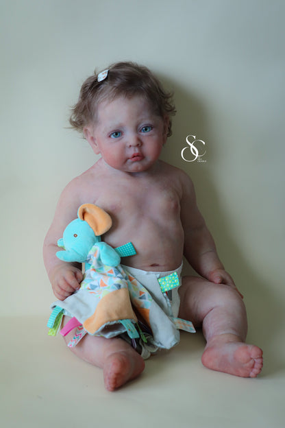 Sarah, Full Body Silicone Toddler by DMH Sculptures (Pre-Sale)