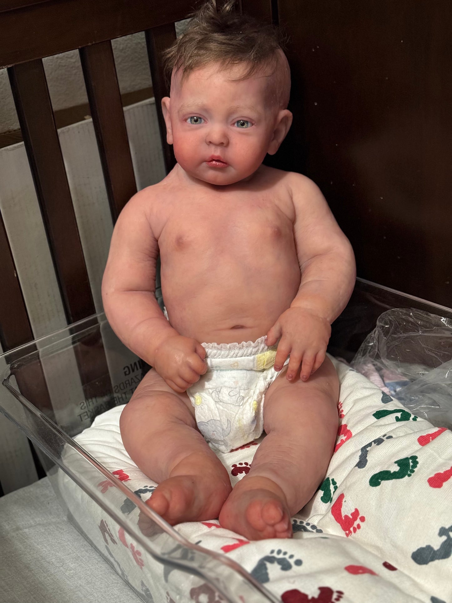 Sarah, Full Body Silicone Toddler by DMH Sculptures (Pre-Sale)